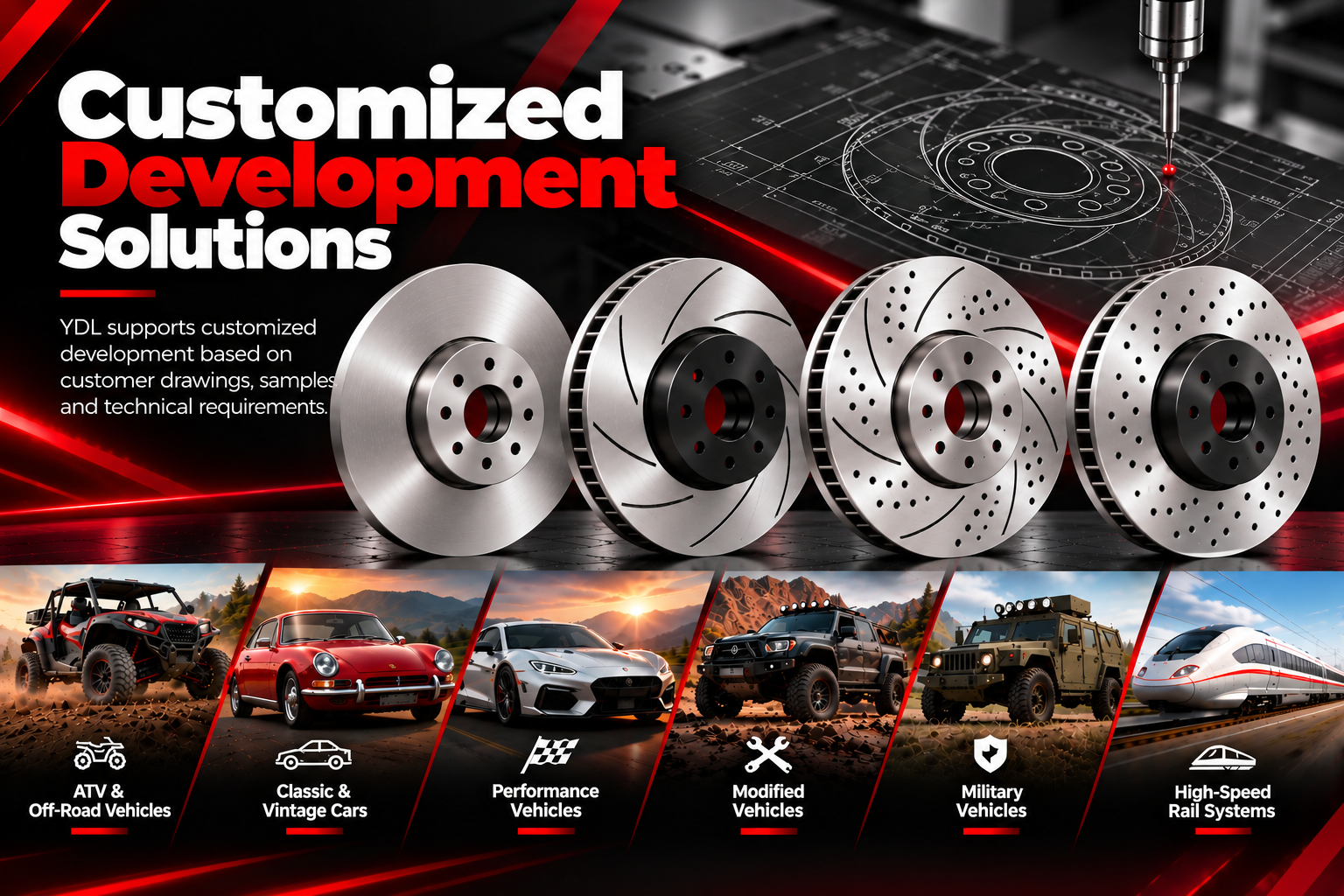 CHIHON YDL Brake Customized Development Solutions CHIHON YDL Brake Customized Development Solutions